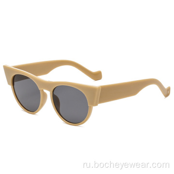Европейские и американские модные круглые солнцезащитные очки «кошачий глаз», женские солнцезащитные очки WindNet, красные уличные солнцезащитные очки, модные мужские солнцезащитные очки s21184